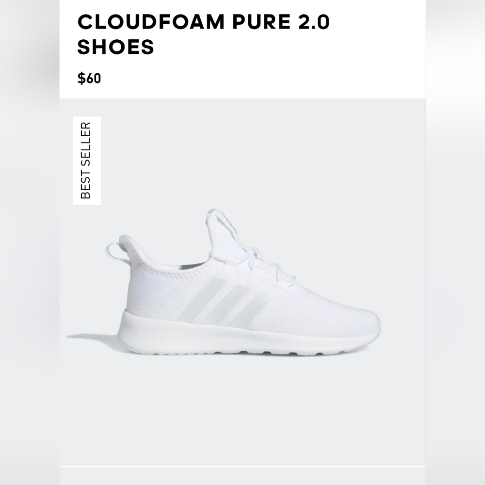 Kids Adidas Cloudfoam Pure 2.0